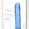 Dildo recht model met zuignap 23 cm