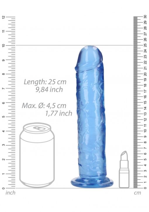 Dildo recht model met zuignap 23 cm