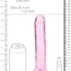 Dildo recht model met zuignap - Roze