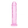 Dildo recht model met zuignap - Roze