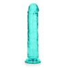 Dildo recht model met zuignap - Turquoise