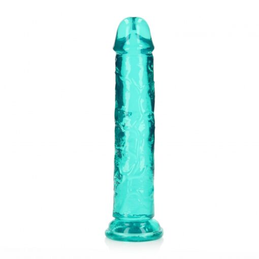 Dildo recht model met zuignap - Turquoise