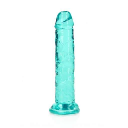 Dildo recht model met zuignap - Turquoise