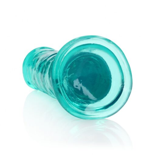 Dildo recht model met zuignap - Turquoise