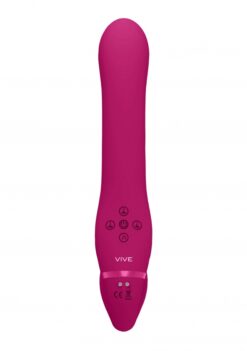 Dual Vibrating & Air Wave Tickler strapless strapon