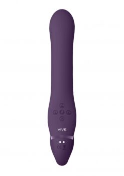 Dual Vibrating & Air Wave Tickler strapless strapon