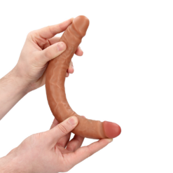 Dubbele Dunne Dildo 30.5 cm - Bruin