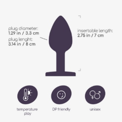 Bijou - Anale Sieraad Plug - Medium - Doorzichtig