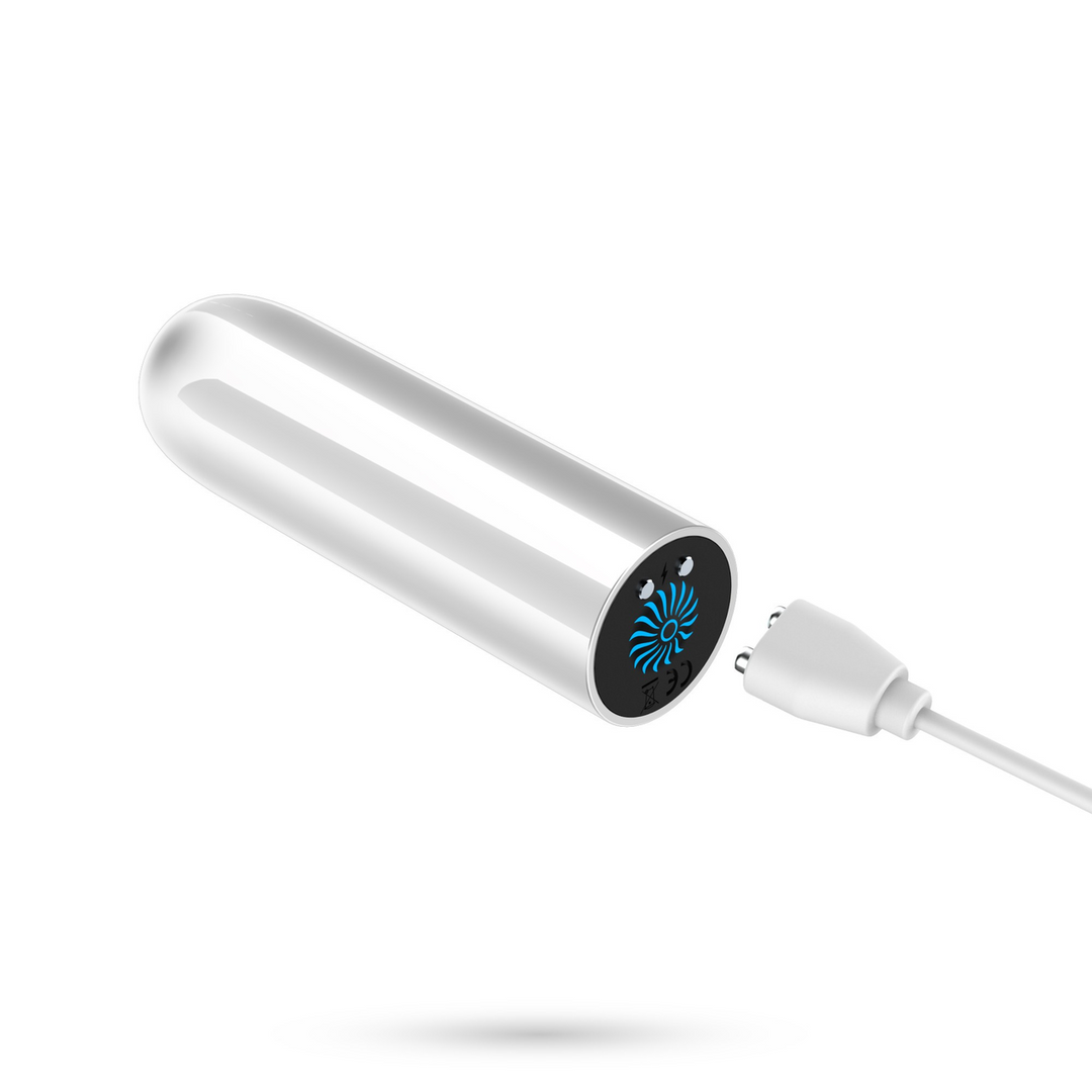 Quackers - USB Oplaadbare Vibrerende Bullet - Wit