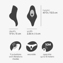 Mobula - Panty Vibrator met Afstandsbediening - Roze