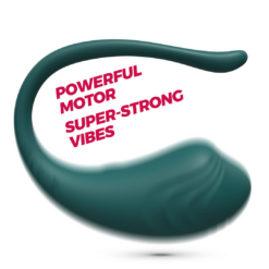 Tamago - Oplaadbaar Vibrerend Ei met Afstandsbediening - Smaragd