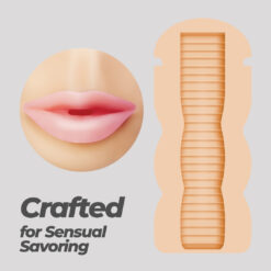 Fappucino Sweet Kiss - Mondmasturbeerkop - Roze