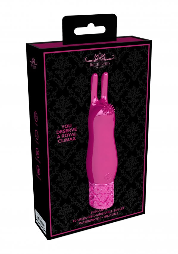 Oplaadbare Rabbit Vibrator Roze