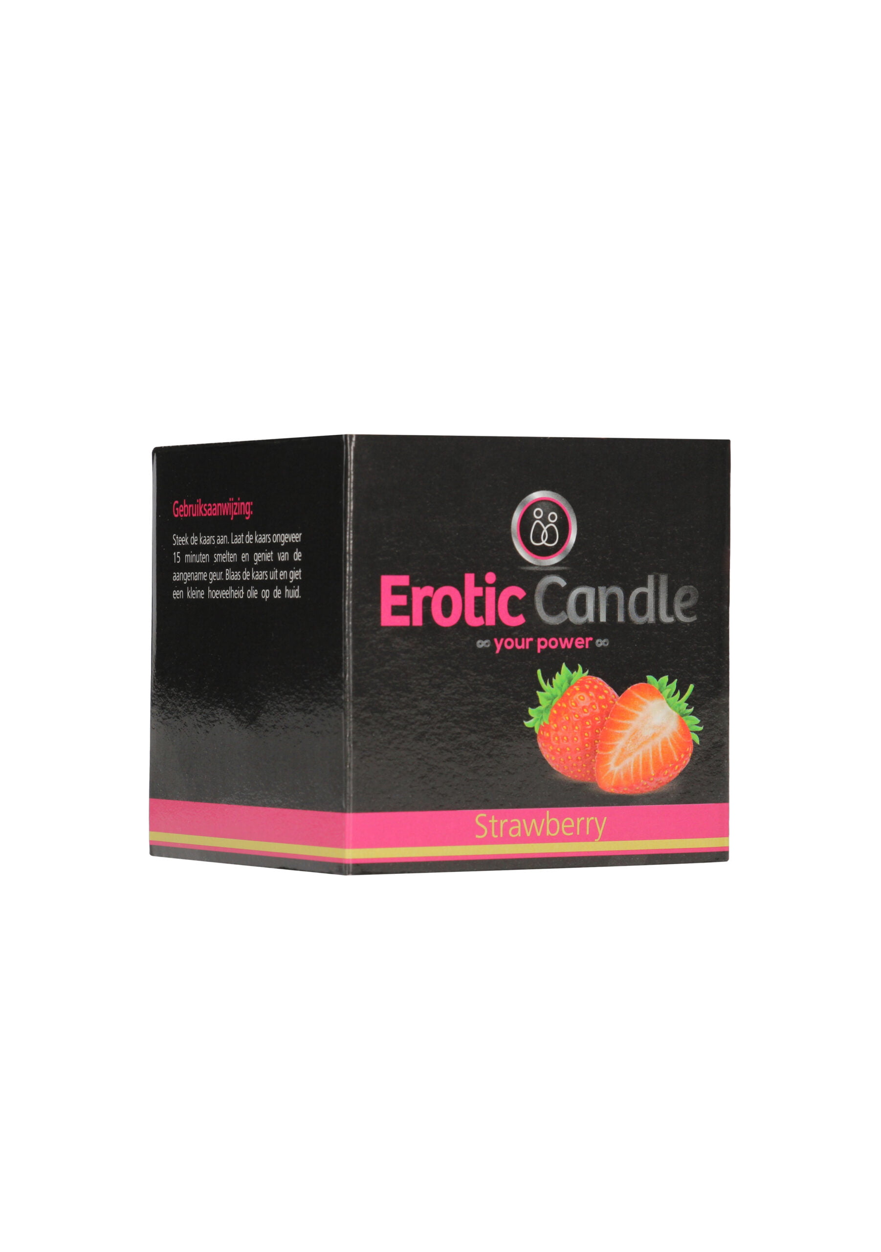 Erotic Candle massage kaars Aardbei