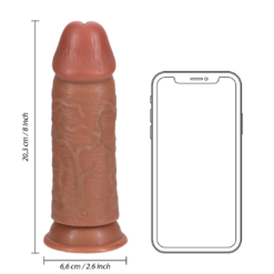 Extra Dikke Dildo 20.3 cm - Bruin