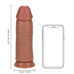 Extra Dikke Dildo 23 cm - Bruin