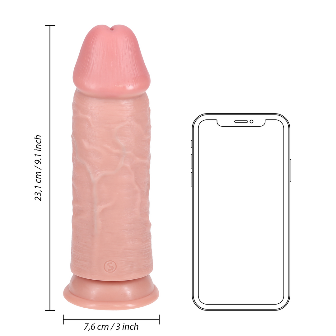 Extra Dikke Dildo 23 cm - Huidskleur