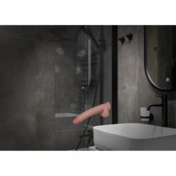 Extra Large Dildo met Ballen 35.5 cm - Flesh
