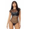 Forplay - Korte mouwen bodysuit - Zwart