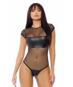 Forplay - Korte mouwen bodysuit - Zwart