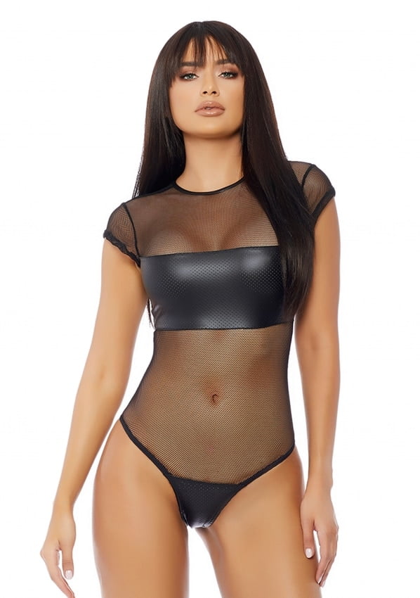 Forplay - Korte mouwen bodysuit - Zwart