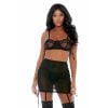 Forplay - Put O-ring On It Lingerie Skirt Set - Zwart