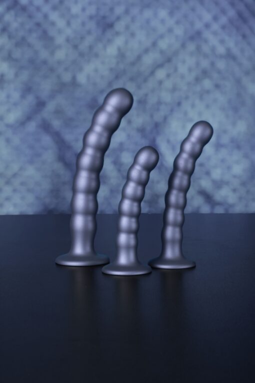 Geribbelde G-spot dildo met zuignap