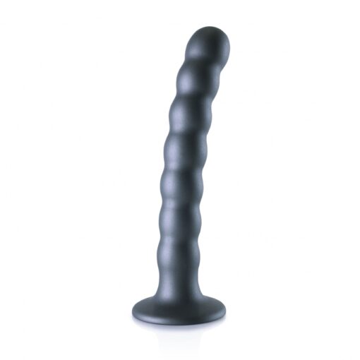 Geribbelde G-spot dildo met zuignap 16.5 cm