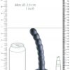 Geribbelde G-spot dildo met zuignap 16.5 cm