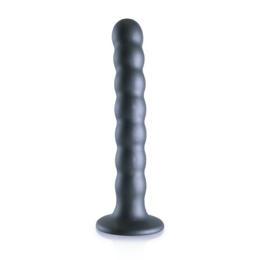 Geribbelde G-spot dildo met zuignap 16.5 cm