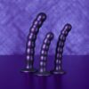 Geribbelde G-spot dildo met zuignap