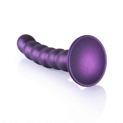 Geribbelde G-spot dildo met zuignap