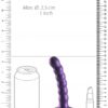 Geribbelde G-spot dildo met zuignap