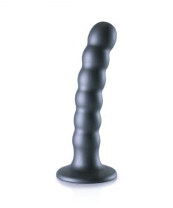 Geribbelde G-spot dildo met zuignap