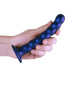 Geribbelde G-spot dildo met zuignap