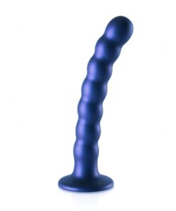 Geribbelde G-spot dildo met zuignap