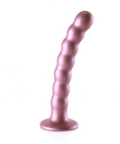 Geribbelde G-spot dildo met zuignap