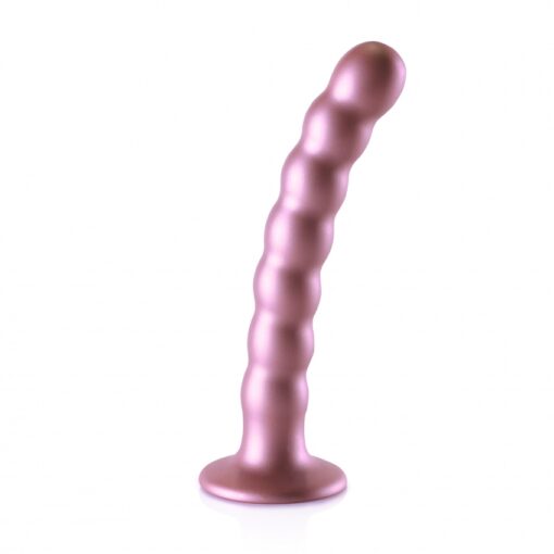 Geribbelde G-spot dildo met zuignap