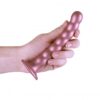 Geribbelde G-spot dildo met zuignap