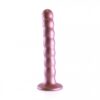 Geribbelde G-spot dildo met zuignap