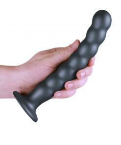 Geribbelde G-spot dildo met zuignap