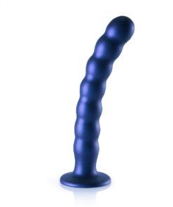 Geribbelde G-spot dildo met zuignap