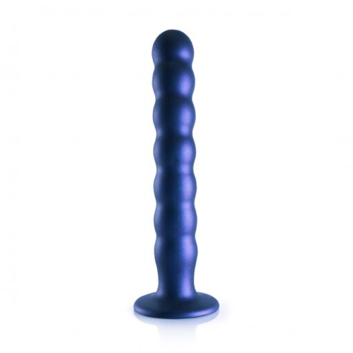 Geribbelde G-spot dildo met zuignap