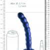 Geribbelde G-spot dildo met zuignap