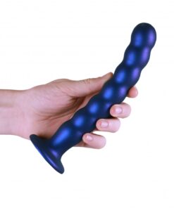 Geribbelde G-spot dildo met zuignap