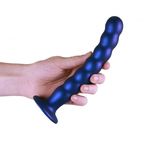 Geribbelde G-spot dildo met zuignap