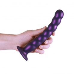 Geribbelde G-spot dildo met zuignap