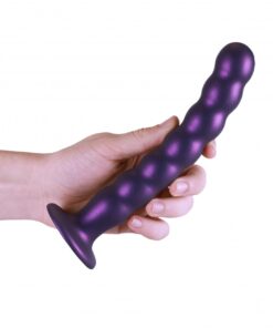 Geribbelde G-spot dildo met zuignap