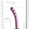 Geribbelde G-spot dildo met zuignap