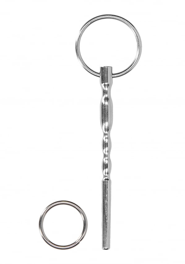 Geribbelde Holle Penis Plug 7.5mm